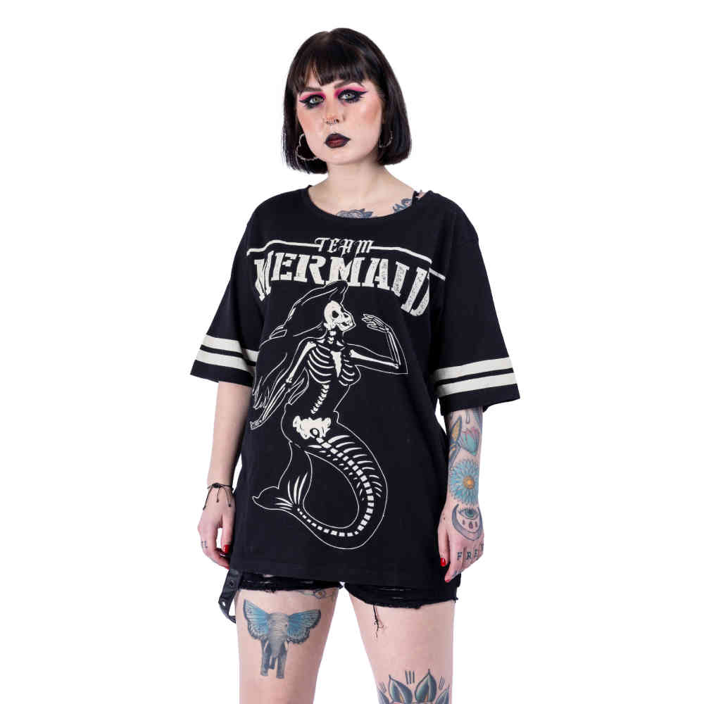 Heartless - Team Mermaid Top - Black